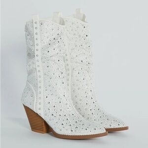 Rhinestone cowgirl boots